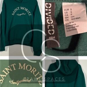 Divided H&M men’s small hoodie green